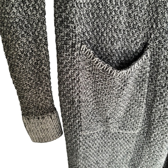 CAbi Lara Duster Knit Cardigan Sweater Size S Gray Open Front Casual Cozy - Picture 5 of 15